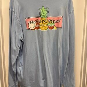 Vineyard Vines Light Blue Crew Neck Tee Mens XL